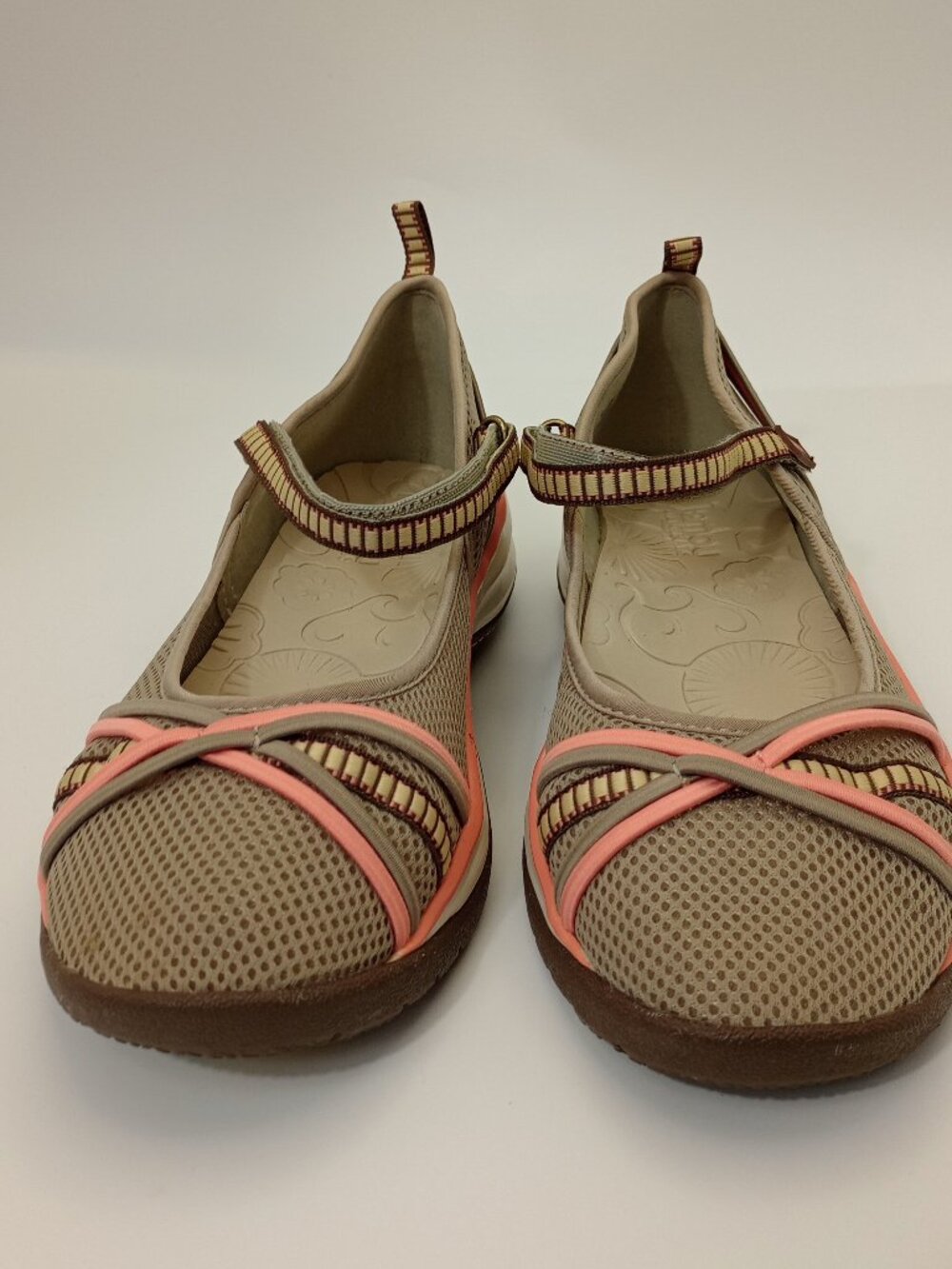 Jambu Taupe Pink Mary Jane Comfort Walking Shoes Size 8M - Picture 3 of 13